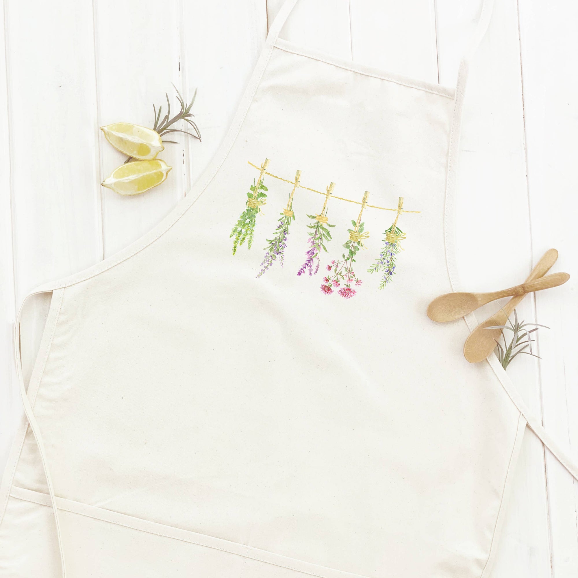 Herbs on a Line - Apron