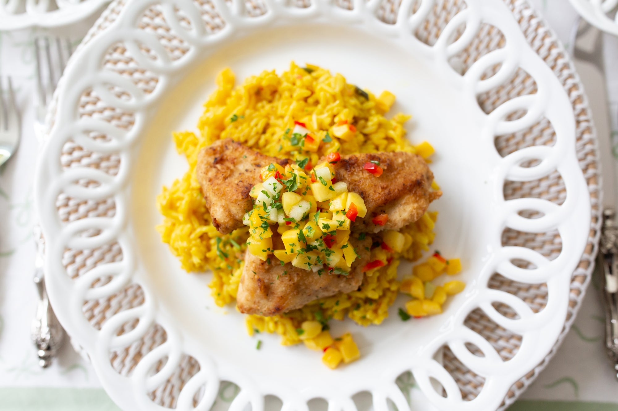 Instead of Flowers - Build a Meal - Mango Chicken – Entree