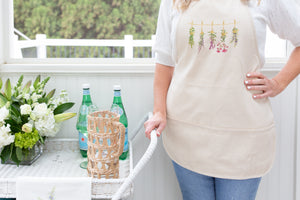 Herbs on a Line - Apron
